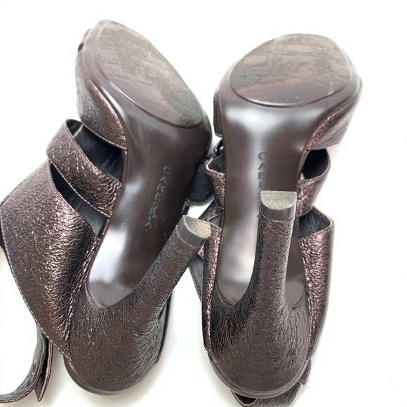 CARESSA GRAYCE Sandals High Heels Leather sz 8 M - Picture 13 of 16